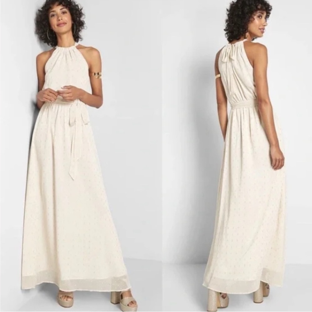 ModCloth Illuminated Elegance Maxi dress size M party evening cruise
